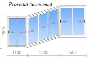 Остекление балкона WDS