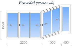 Остекление балкона WDS